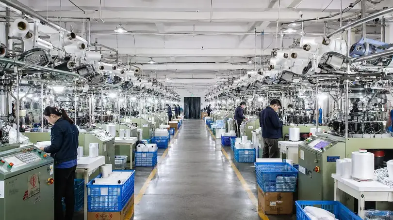 Knitwear production workshop